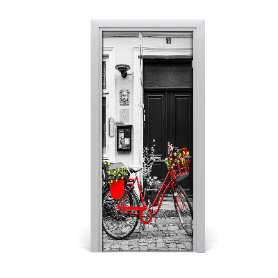 Pegatina para puerta Bicicleta municipal