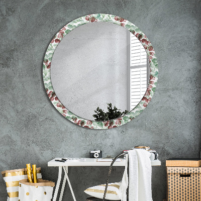 Espejo redondo decorativo impreso Eucaliptus