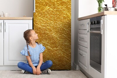 Cubierta magnética para refrigerador Textura dorada