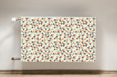 Cubierta decorativa del radiador Triángulos pequeños