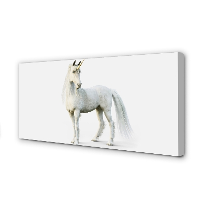 Cuadros sobre lienzo Unicornio blanco