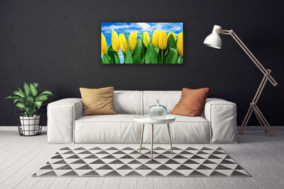 Cuadro en lienzo Tulipanes flores