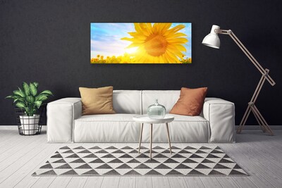 Cuadro en lienzo canvas Girasol flor sol