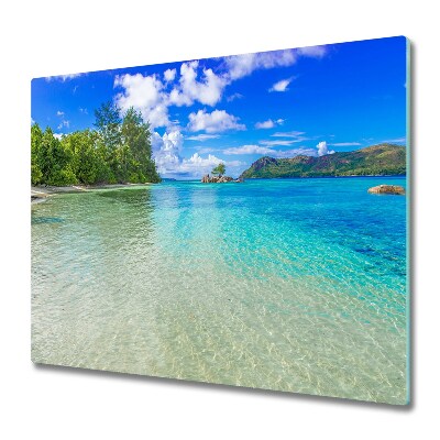 De vidrio templado Playa seychelles
