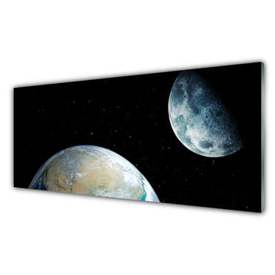 Paneles de pared Luna tierra cosmos