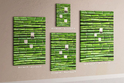 Tablero de anuncios Muro de bambú