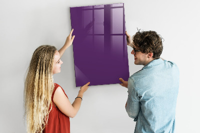 Pizarra magnética color violeta