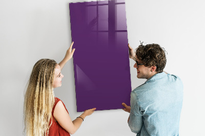 Pizarra magnética color violeta