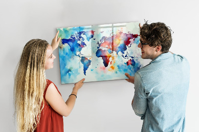Pizarra magnética infantil Mapa pintado