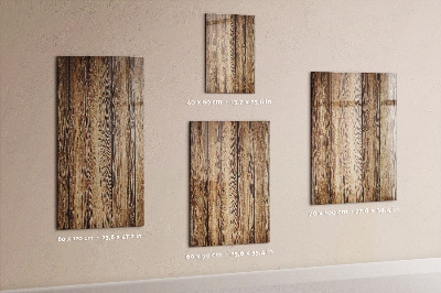 Pizarra imantada Textura de madera