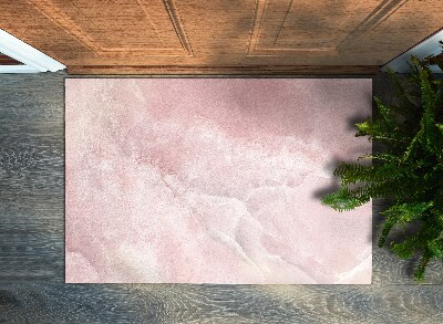 Alfombra interior entrada Abstracción rosa