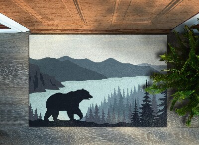 Alfombra entrada Bosque de oso