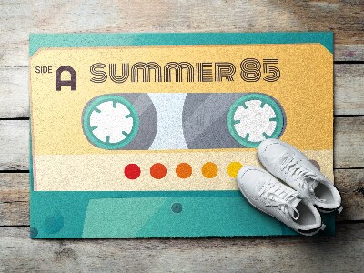 Alfombra de entrada Retro Summertime 85 Cassette