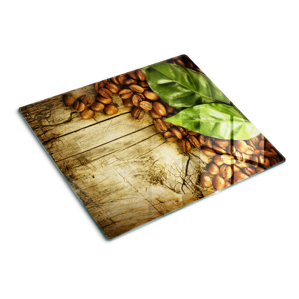 Tabla para cortar Café y hojas