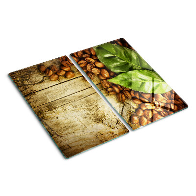 Tabla para cortar Café y hojas