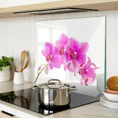 Tabla para cortar Orquídeas en tonos rosa