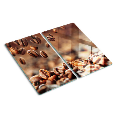 Tabla para cortar Granos de café en movimiento