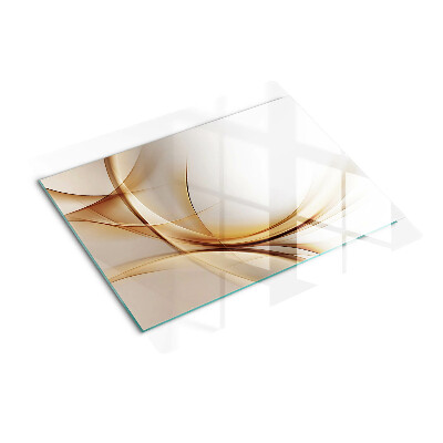 Tabla para cortar Ondas abstractas en tonos beige