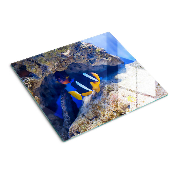 Tabla para cortar Peces en un arrecife de coral
