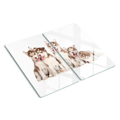 Tabla para cortar cachorros de husky