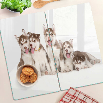 Tabla para cortar cachorros de husky