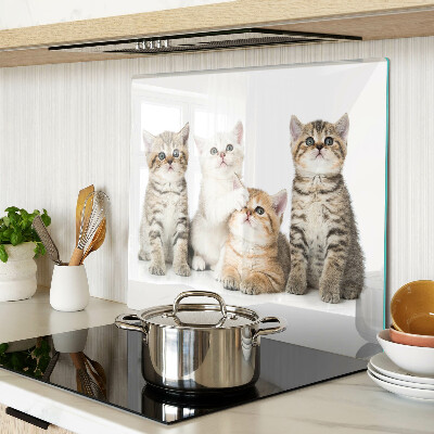 Tabla para cortar Una bandada de gatitos