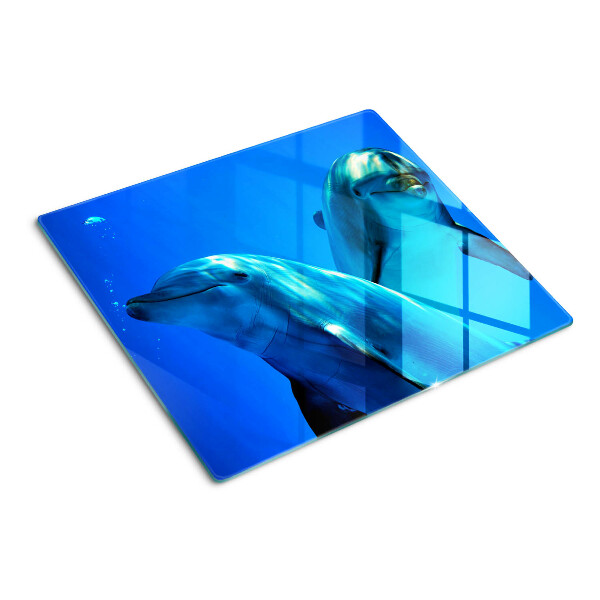Tabla para cortar Delfines en el agua