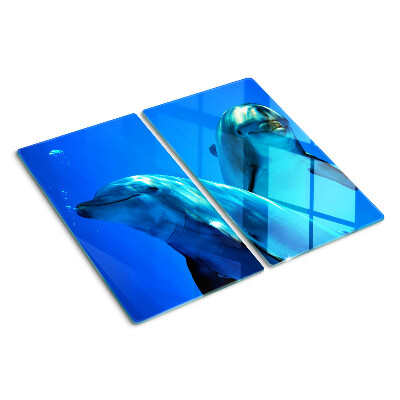 Tabla para cortar Delfines en el agua