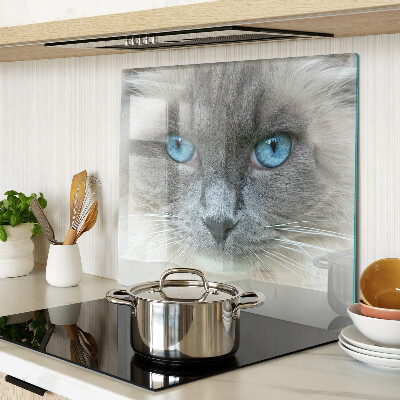 Tabla para cortar Gato con ojos azules