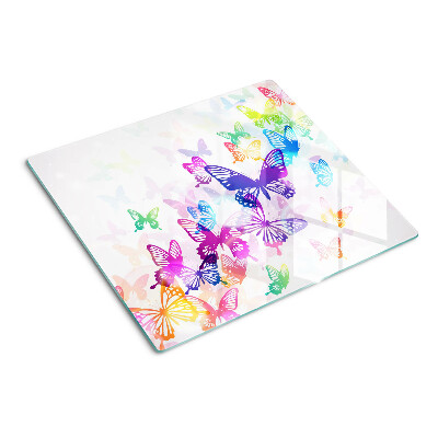 Tabla para cortar Motivo de mariposas voladoras de colores