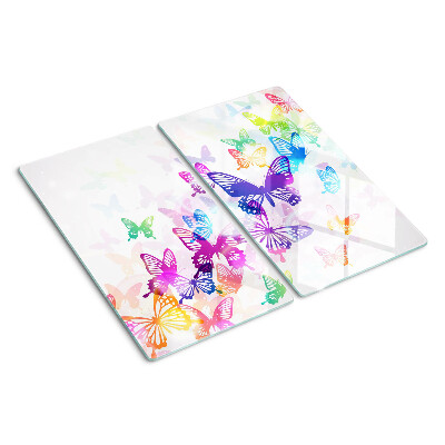 Tabla para cortar Motivo de mariposas voladoras de colores