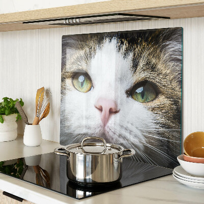 Tabla para cortar Gato con ojos verdes
