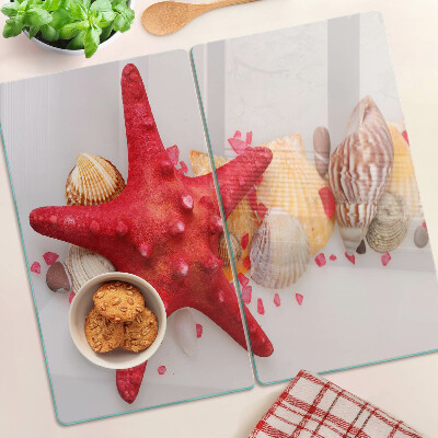 Tabla para cortar Conchas y estrellas de mar
