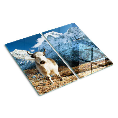 Tabla para cortar Vaca en las montañas