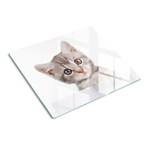 Tabla para cortar Gatito con ojos grandes