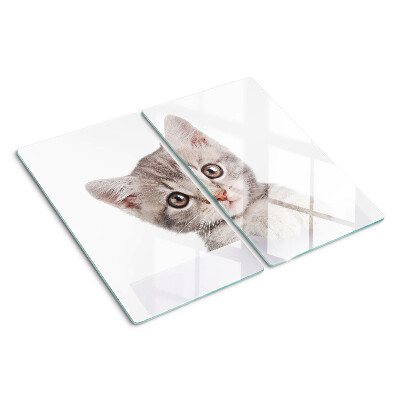 Tabla para cortar Gatito con ojos grandes