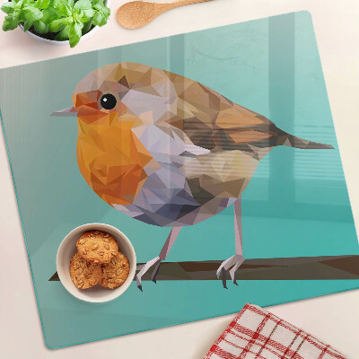 Tabla para cortar Pájaro de baja poli