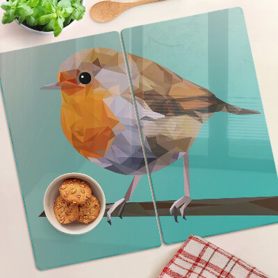 Tabla para cortar Pájaro de baja poli