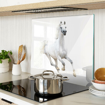 Tabla para cortar Caballo blanco en movimiento