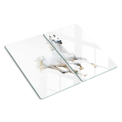 Tabla para cortar Caballo blanco en movimiento