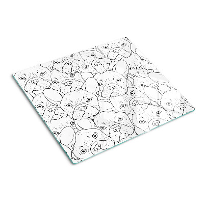 Tabla para cortar Perros bulldog francés