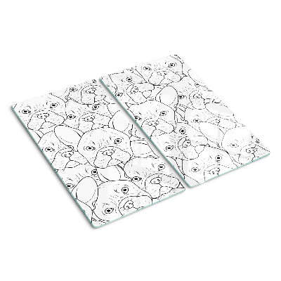 Tabla para cortar Perros bulldog francés