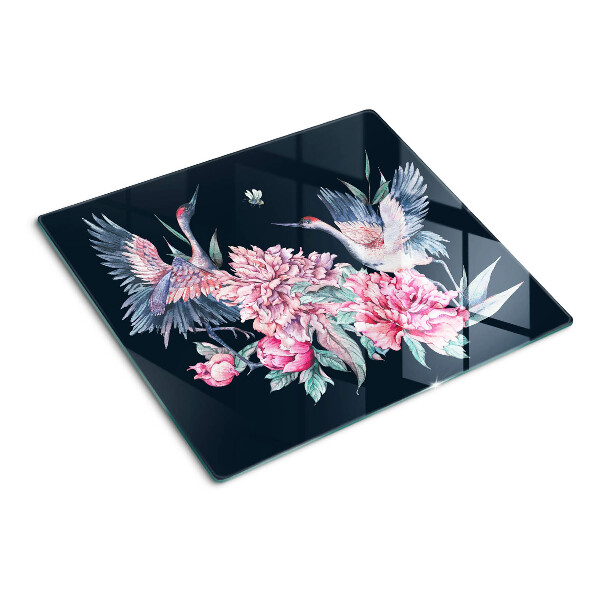 Tabla para cortar Flores y pájaros