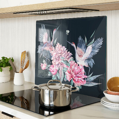 Tabla para cortar Flores y pájaros