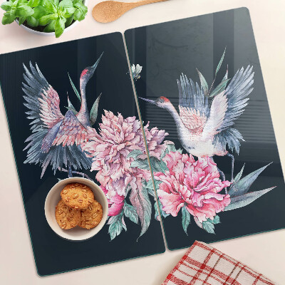 Tabla para cortar Flores y pájaros