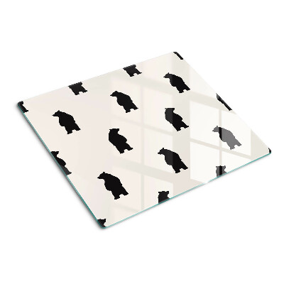 Tabla para cortar Siluetas de osos