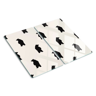 Tabla para cortar Siluetas de osos