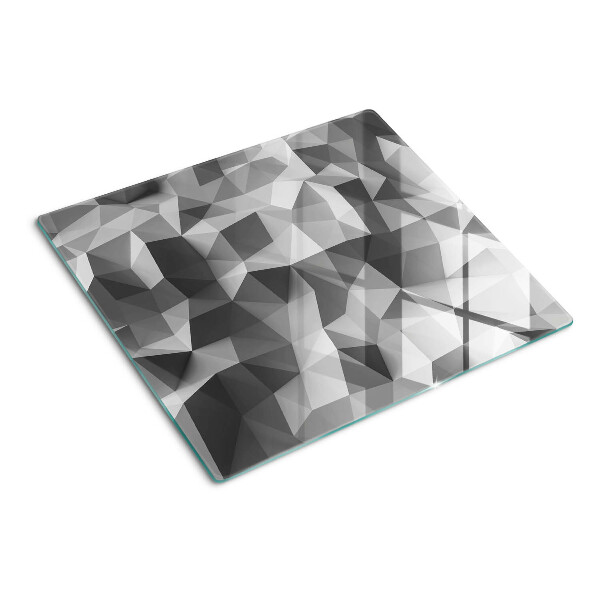 Tabla de cortar de cristal Patrón geométrico abstracto
