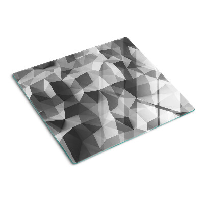 Tabla de cortar de cristal Patrón geométrico abstracto