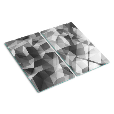 Tabla de cortar de cristal Patrón geométrico abstracto